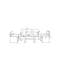 Mabton 5 Seater Rattan Sofa Set