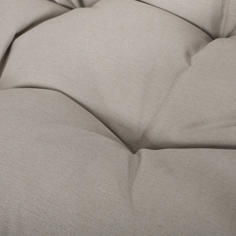 Chaise d'extérieur suspendue avec coussin pour patio