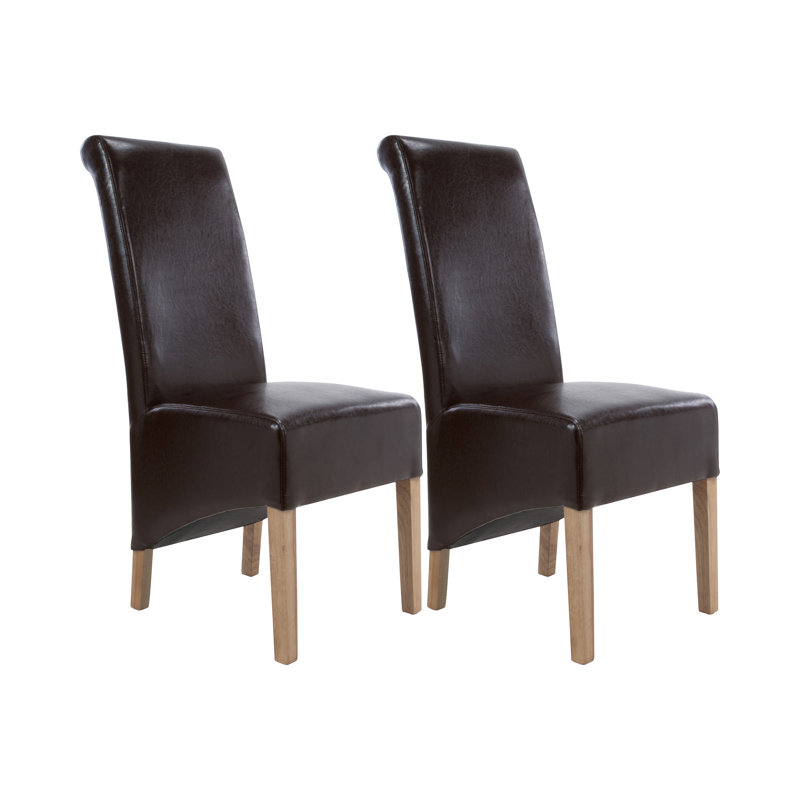 Boylston 116.8cm H Upholstered Side Chair, Brown