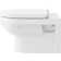 Duravit No.1 1.28 GPF (Water Efficient) Elongated Wall Mounted Toilet with High Efficiency Flush (Seat Not Included)