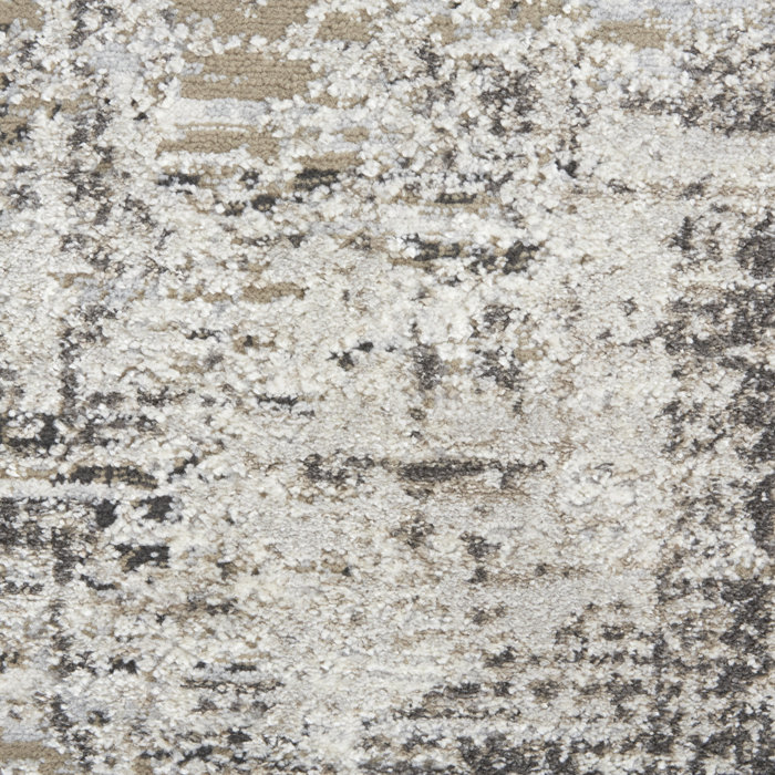 Trent Austin Design® Queens Boulevard Ivory/Charcoal Rug & Reviews ...