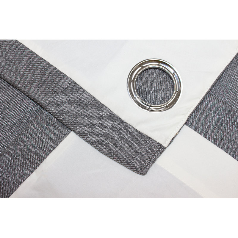 Sheer Curtain Pair, 168 W x 229 D cm, Grey