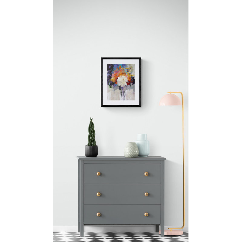 Hello There Print by Elizabeth Chapman, 32" H x 24" W, Black Framed Canvas