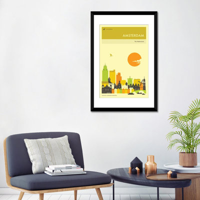 « amsterdam horizon », impression sur toile