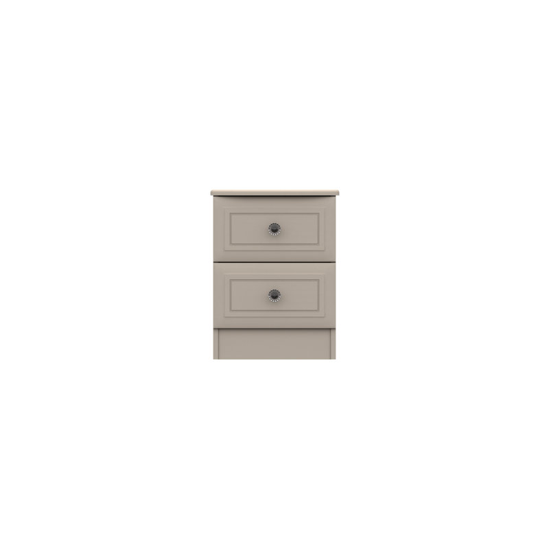 Warminster 38.30cm W Manufactured Wood Bedside Table, Fired Earth