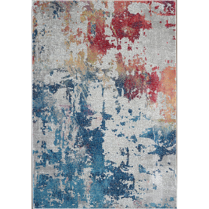 Hitton Abstract Area Rug, Rectangle 239 x 300cm