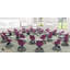 Base de rangement Ethos, fauteuil d'apprentissage actif avec accoudoir à tablette, roulettes rigides-111009496