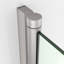 Porte de baignoire en verre trempé sans cadre avec revêtement facile à nettoyer et porte pivotante l 35 po x H 55 po-92279347