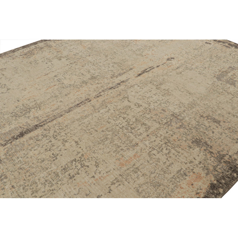 Hand Knotted Wool Area Rug