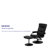 Casey-Jane Contemporary Multi-Position Padded Recliner with Ottoman-1999972087