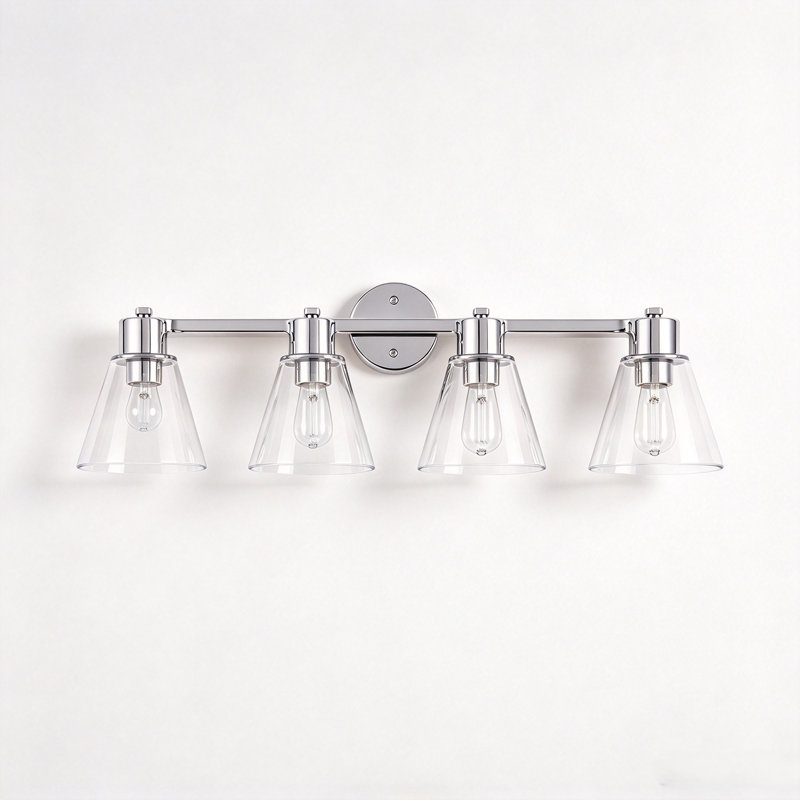 4 - Light LED Vanity Light, Chrome
