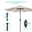Kanila 108'' Market Umbrella-1154910016