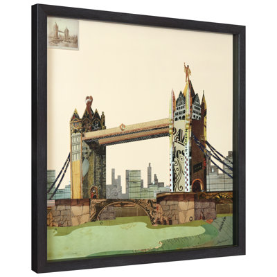 London Bridge encadré sur papier