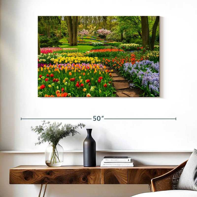 Fleurs de tulipes Harnek Spring, H 26 po x l 39 po