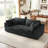 Solid Wood Frame Upholstered Loveseat with Toss Pillows -192051651