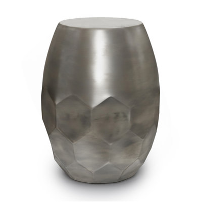 Flanigan - Metal Accent Table - Antique Silver