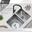 Builder 28/40 Stainless Steel Reversible Double Bowl Undermount Kitchen Sink with Strainers