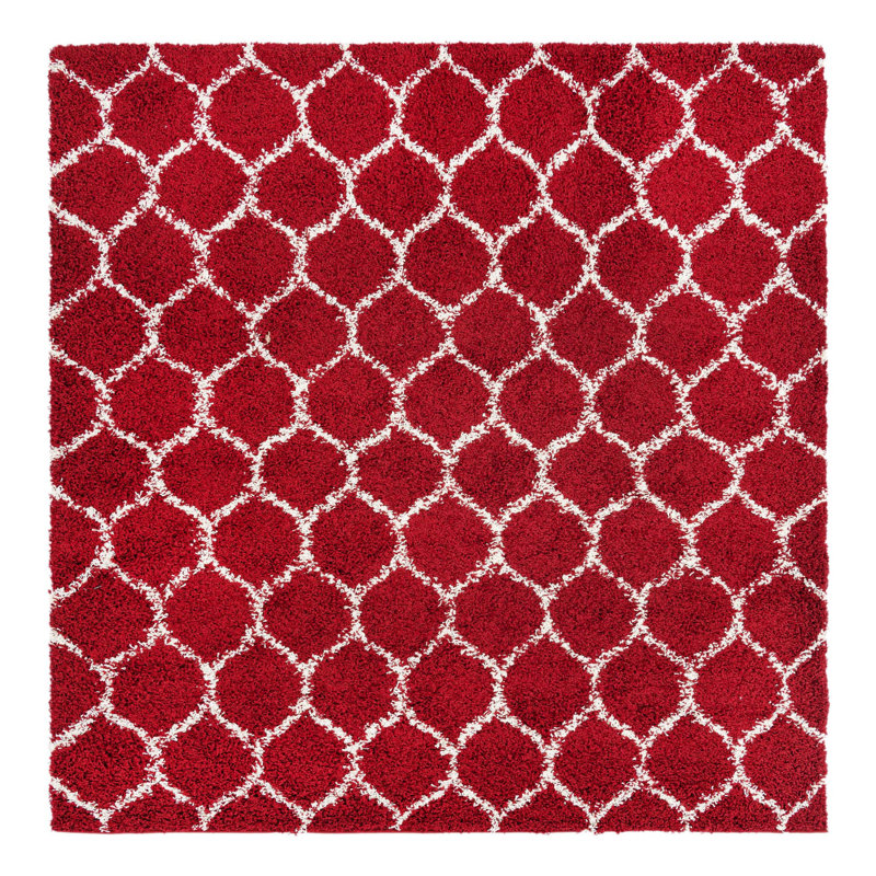 Geometric Indoor Rug, Square 7'10"
