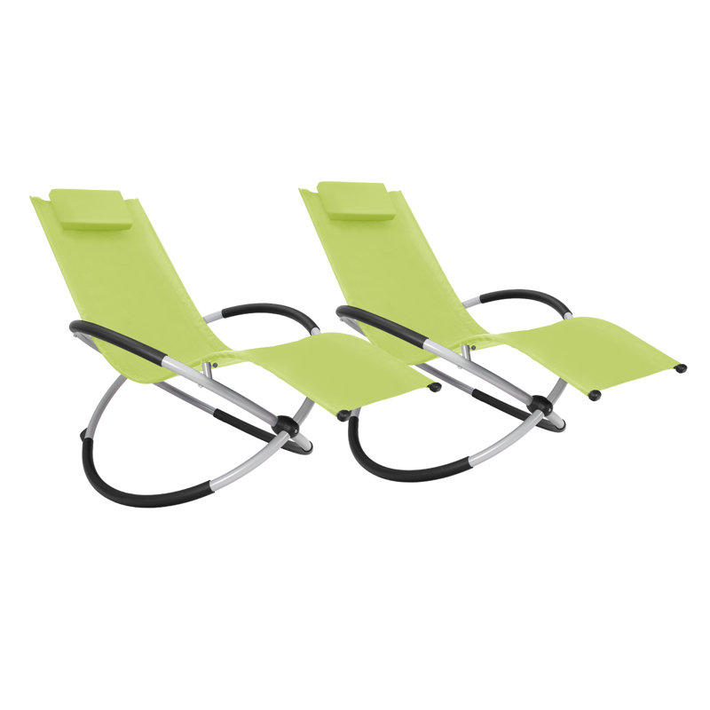 Asenith Folding Zero Gravity Chair, Green