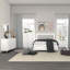 Table de chevet Casilda, finition blanche