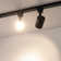 Dimmable LED Track Lighting Heads Compatible with Single Circuit H Type Rail Ceiling Spotlight for Accent Task Wall Art Exhibition