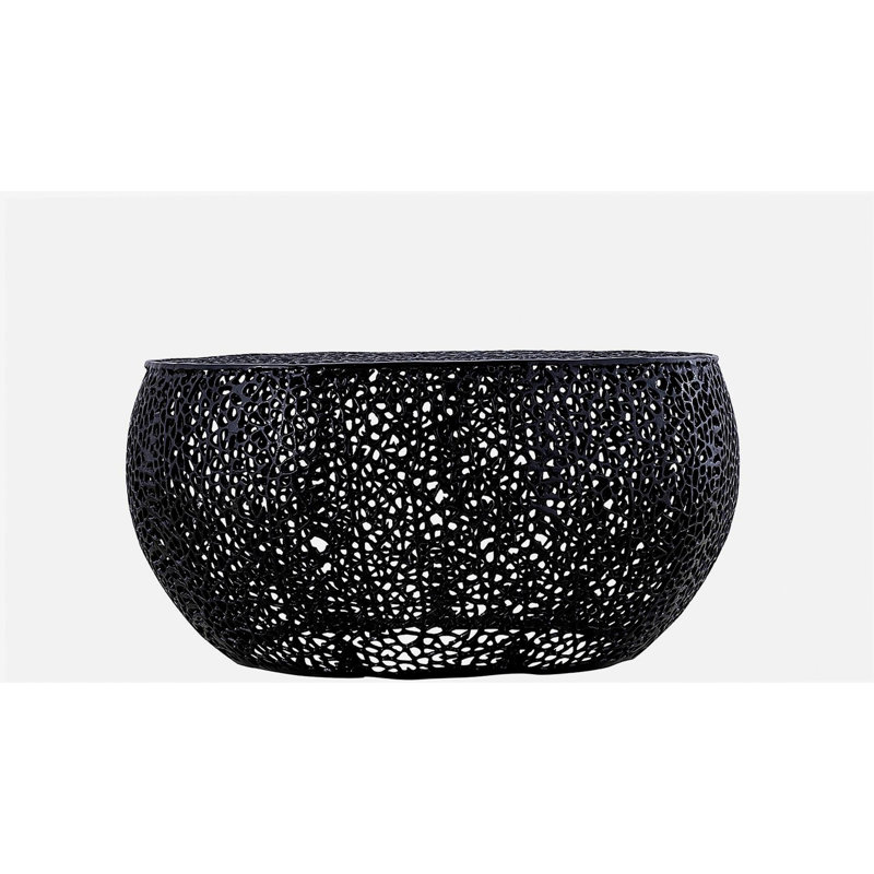 Table basse ronde , Noir