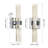 Nazreen Crystal LED Wallchiere Dimmable Wall Light-452089401