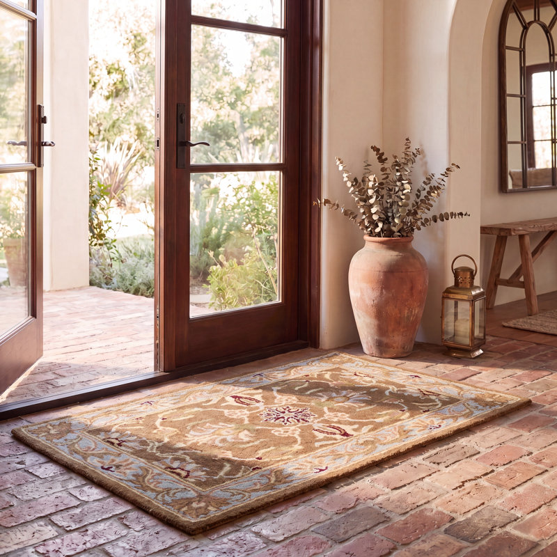Tapis oriental en laine touffeté à la main Taylor, Rectangle 2 pi x 3 pi