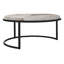 Ensemble de 2 tables basses gigognes à poils longs Haymail-98364319