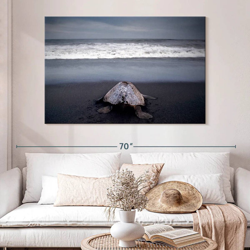 Brampt Ridley Sea Turtle, 34" H x 51" W