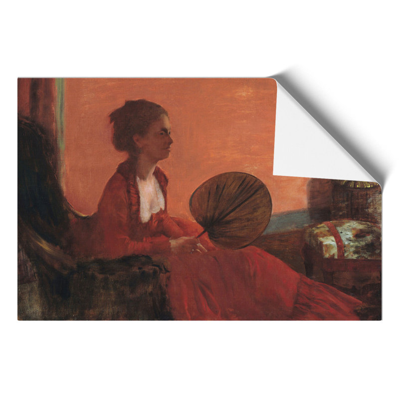 Madame Camus by Edgar Degas - No Frame Painting, 21cm H x 30cm W x 0.1cm D