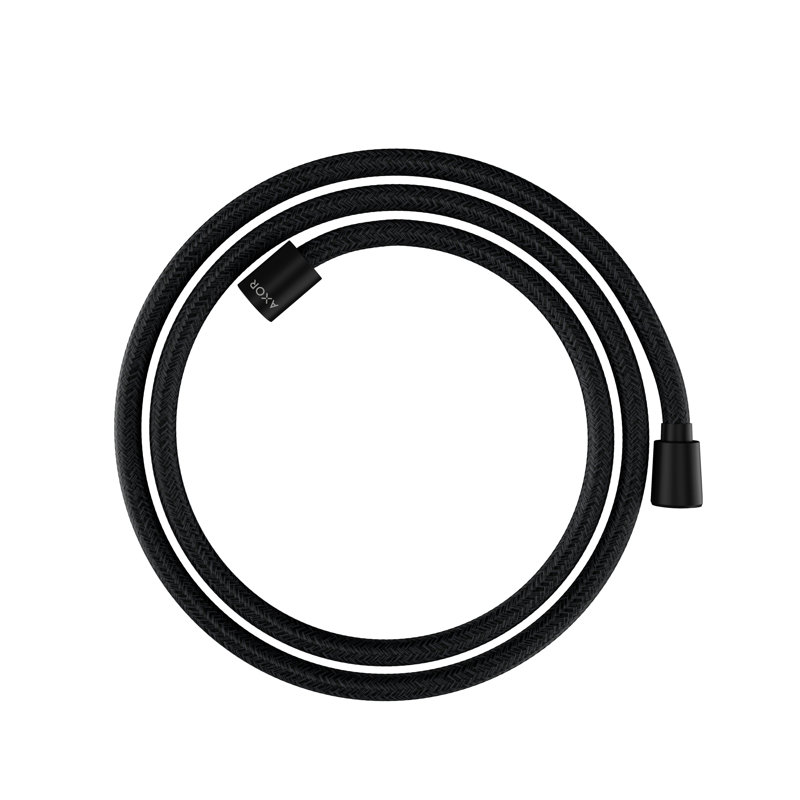 Matte Black 63'' Water Resistant Textile Shower Hose