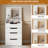 3-in-1 Compact Vanity Desk With Led Lighted Mirror, Drawers, And Storage Stool – Convertible Makeup Table, Nightstand & Working Desk For Small Spaces