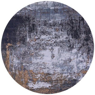 Tapis abstrait gris / brun Brightmont