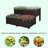 4 Piece Raised Garden Bed with Legs, Self-Watering Planter Box Raised Bed to Grow Flowers, Herbs & Vegetables, Brown