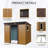 8 Ft X 6 Ft Outdoor Metal Storage Shed With Window And Transparent Plate For Garden, Lawn  (Coffee)-123950984-123950981