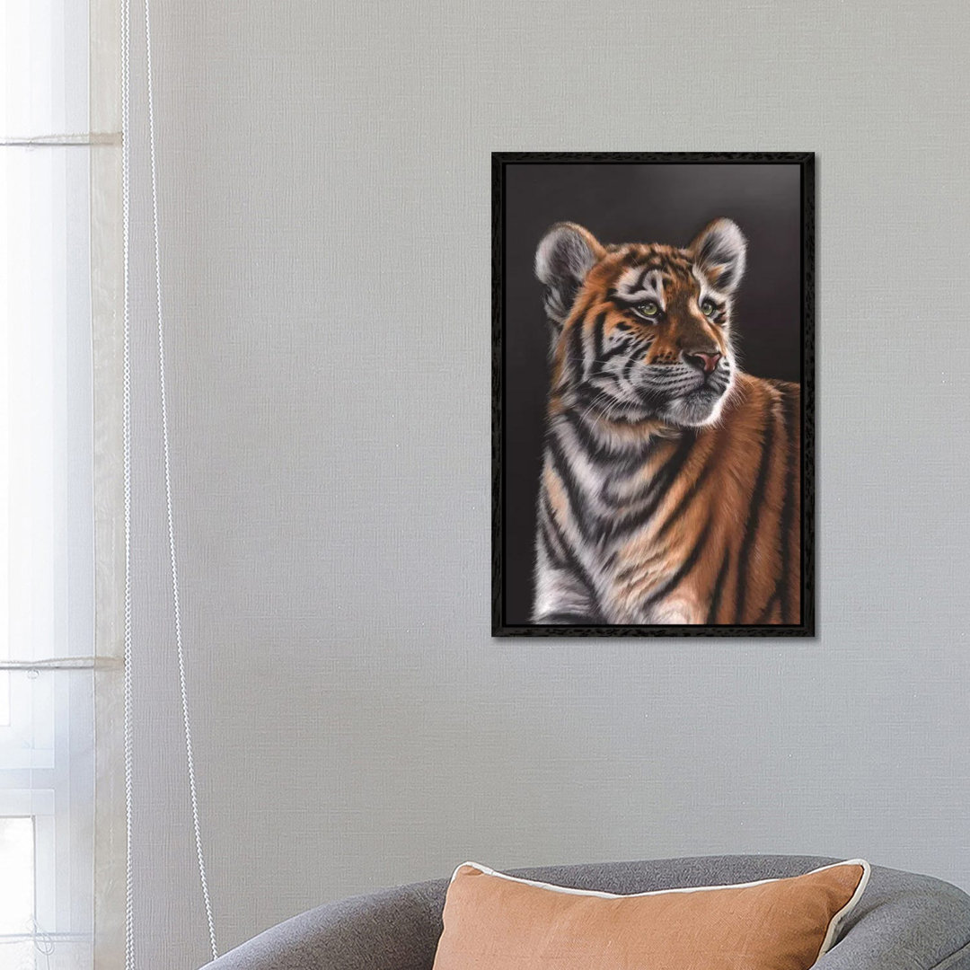 Tiger Cub von Richard Macwee - Galerie-verpackte Leinwand Giclée auf Leinwand