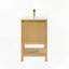 Meuble-lavabo en bois massif pré-assemblé avec tablette réglable-426056900