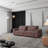 Kitson 89'' Recessed Arms Modular Sofa-662625234