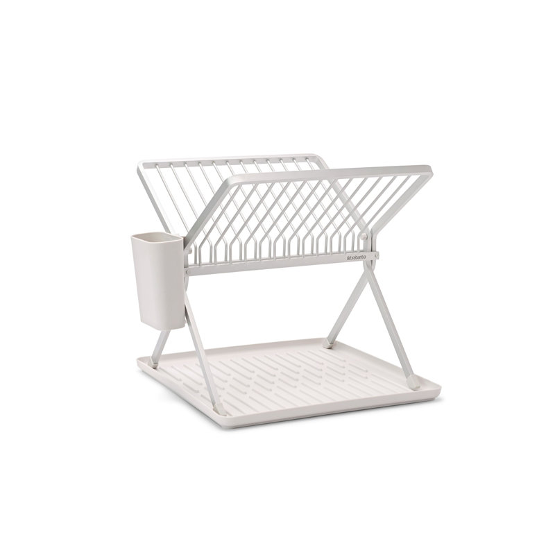Brabantia Sinkside Small Foldable Dish Drying Rack, Light Grey