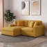Milbrey 2-Piece Corduroy Modular Sectional with Pillow Back