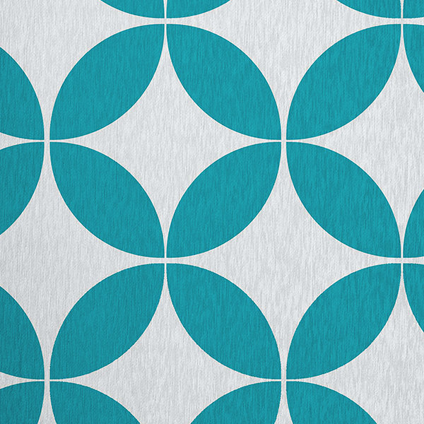 Cymantha Chenille Geometric Indoor Rug, Rectangle 4' x 6'