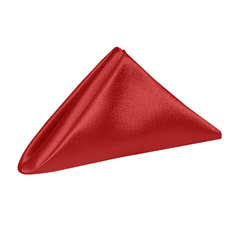 Serviette 20 "Rossana, Rouge Fêtes