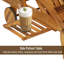 Cannonleague 195cm Long Reclining Acacia Single Chaise