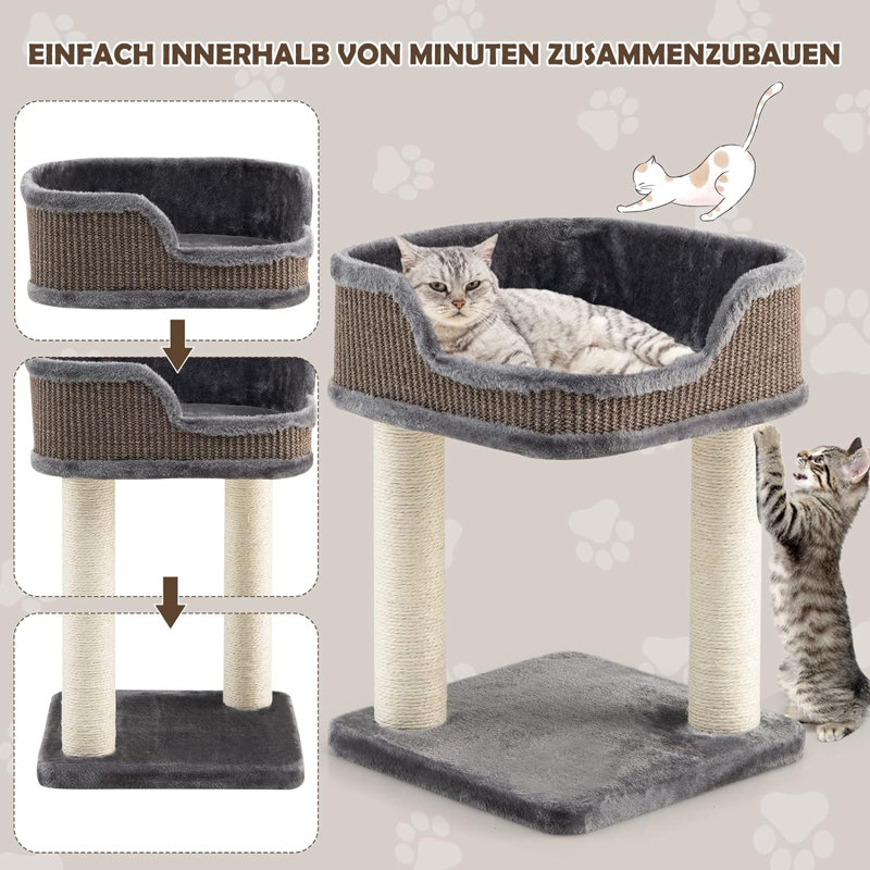 Toccoa Cat Perch, Grey