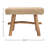 Sophie Woven Mendong and Teakwood Stool, Natural-2115968762