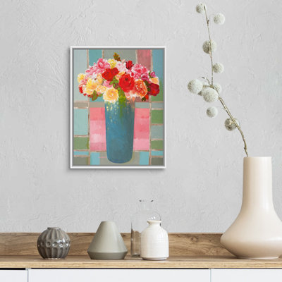 Reproduction d’art sur toile, "floraison éclatante" par Hooshang Khorasani