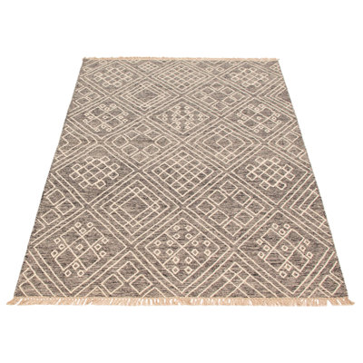 Marrakech Grey Kilim 5'1" x 8'0"