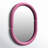 Lorinda Solid Wood Oval Wall Mirror-728025230