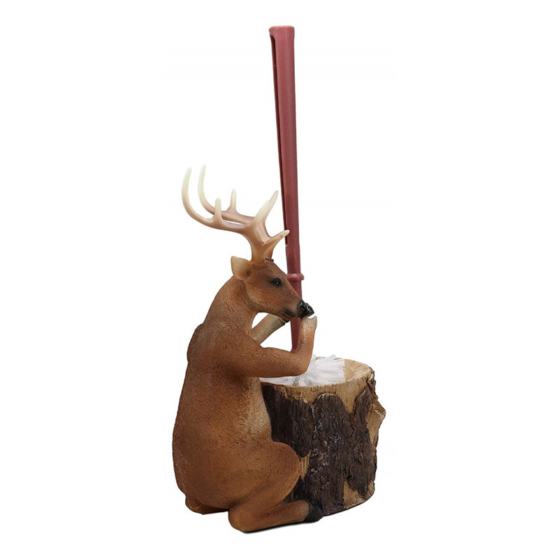 Trinx Juliusz Plastic Toilet Brush and Holder